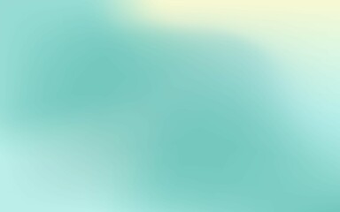 Soft gradient background in green and yellow.