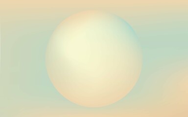 Creative minimal bubbles on the abstract holographic background.