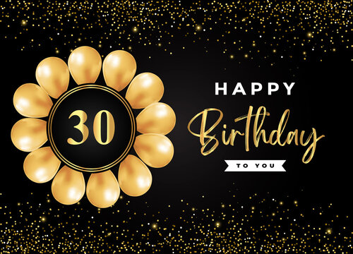 Happy 30th Birthday PNG Transparent Images Free Download | Vector Files |  Pngtree