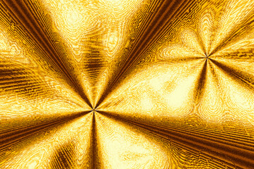 close up of the golden wavy texture background