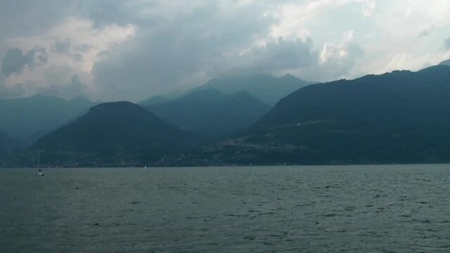 Lake Como seen from Colico (Italy)