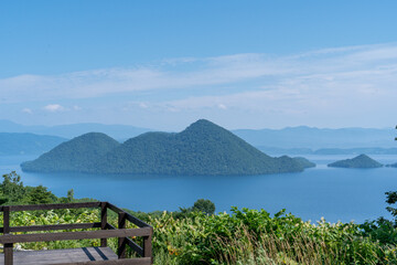 北海道洞爺湖のサイロ展望台