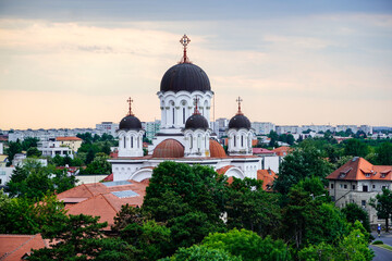 Fototapeta na wymiar Casin Monastery, Bucharest City, Romania 