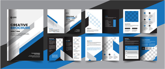 Corporate company profile brochure annual report booklet business proposal layout concept design