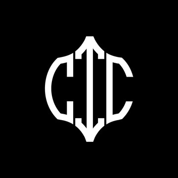 CIC letter logo. CIC best black ground vector image. CIC Monogram logo design for entrepreneur and business.