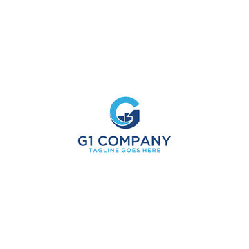 G1 Initial Logo Sign Design