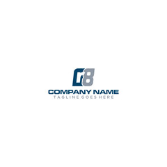 Fototapeta premium Gr8 Initial Logo Sign Design .