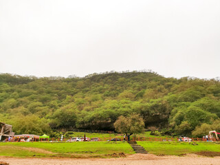 Obraz premium salalah, oman, 5 July 2022:Autumn of Salalah in Oman Dhofar