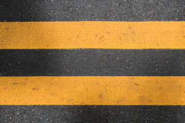 Asphalt texture background yellow line road surfaces