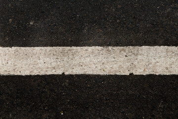 Fototapeta premium Asphalt texture background White line road surfaces