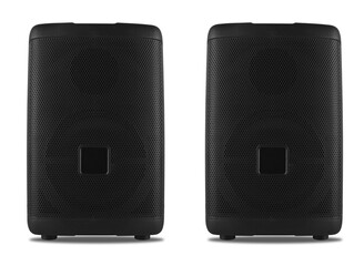 Obraz premium acoustic system, acoustic speakers, on a white background