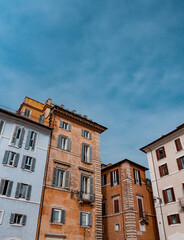Fototapeta na wymiar old buildings in Rome
