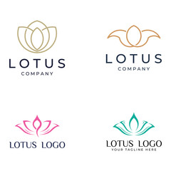 Fototapeta premium A beautiful and naturally beautiful lotus spa flower, with a luxurious and elegant lotus flower vector illustration editing, suitable for beauty and cosmetic salons.