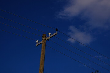 Concrete Pole Against Sky