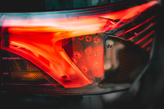 Scheinwerfer, R&uuml;ckscheinwerfer, Auto, Bremse, Blinker, LED, Licht, Warnleuchte, Warnblinker