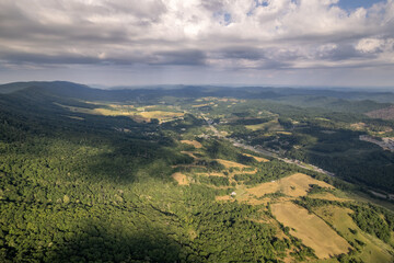 Green Mountains and Farmland