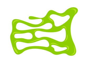 Slime Leaking liquid. Vector illustration