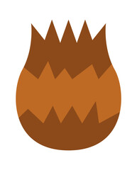 Palm Tree trunk. Vector illustration