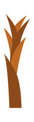 Obraz premium Palm Tree trunk. Vector illustration