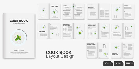 Cookbook Layout Design Recipe book design Cookbook  Booklet Cookbook Brochure Design Recipe design 