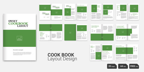 Cookbook Layout Design Recipe book design Cookbook  Booklet Cookbook Brochure Design Recipe design 