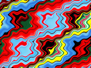 Abstract and contemporary digital art design