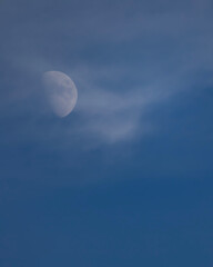 moon and clouds