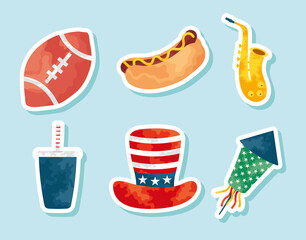 usa icon set