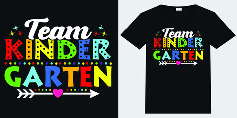 Team kindergarten T-shirt Design