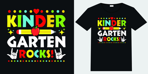  kindergarten rocks T-shirt Design