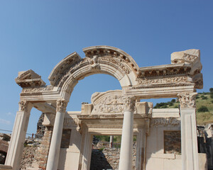 Historical place, Efes antique city, Ephesus old Greek place