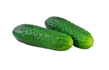 cucumber isolated on white background