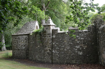 16th century Earlshall Castle, Leuchars, Fife, Scotland, July 2022, Open Gardens