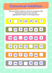 Rhythmic counting and addition activities for kids.