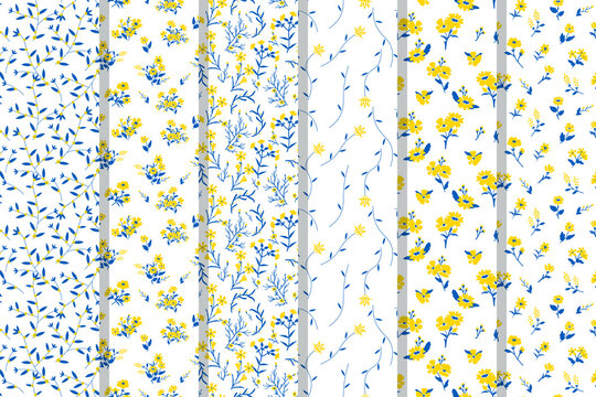 Seamless patterns set