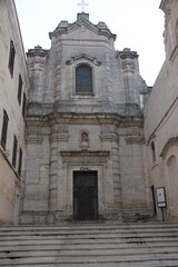 Fototapeta na wymiar Chiesa di San Franceso d' Assisi, Matera, Italy