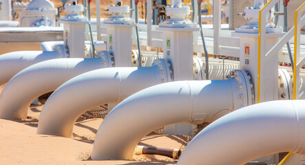 Oil Tank Farm in West Texas