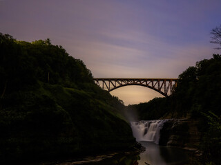 old bridge over the river