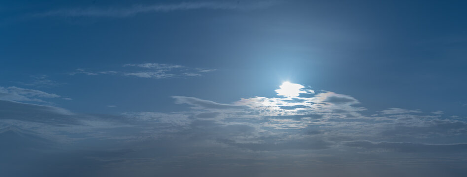 blue sky with clouds