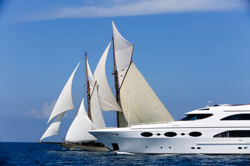 Luxury Sailing Ship Schooner Yacht