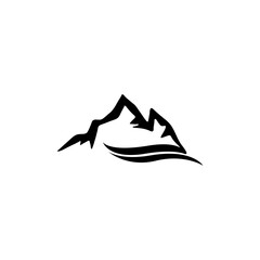  Mountain icon  Logo Business Template Vector illustration