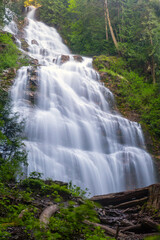 Fototapeta na wymiar Bridal Veil Falls Provincial Park Waterfall