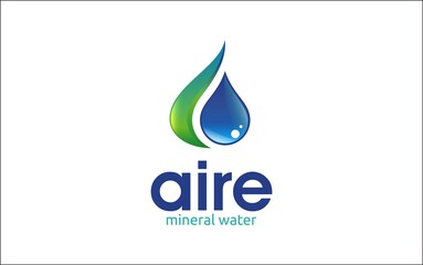 Illustration graphic vector of natural fresh mountain water logo design template