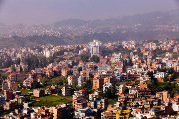 Fototapeta premium Urban Density Kathmandu Valley Nepal
