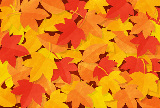 vector background with colorful autumn leaves for banners, cards, flyers,  social media wallpapers, etc. Stock Vector | Adobe Stock