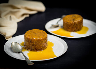 Sticky toffee pudding