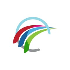 swoosh professional abstract