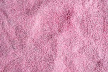 textura de tela o trapo para cocina absorbente de cerca, color rosa