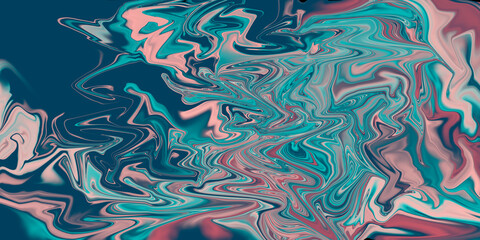 Abstract fluid wavy mixed colors indigo blue pink design backgrounds wallpapers web pages compositions fabric designs modern fashion.