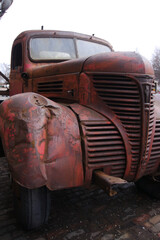 old rusty vintage truck